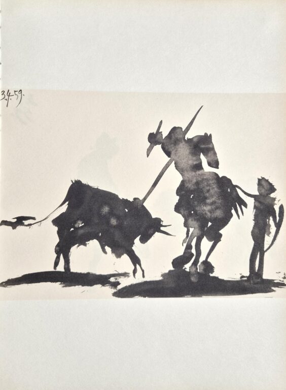 From: Toros y Toreros. Texte de Luis Miguel Dominguin et une étude de Georges Boudaille. - Pablo Picasso 