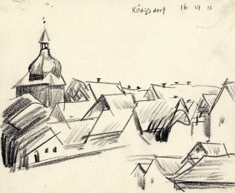 Rödigsdorf - Lyonel Feininger 