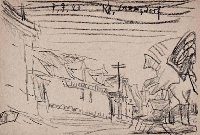 Klein-Kromsdorf - Lyonel Feininger 