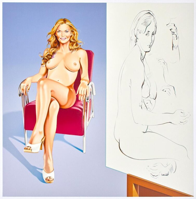 Drawing Lesson - Mel Ramos 