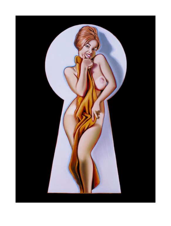 Peek-a-Boo (the towel) - Mel Ramos 