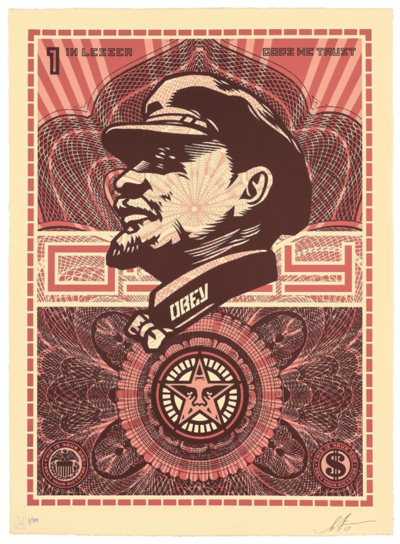 Lenin Money - Shepard Fairey 