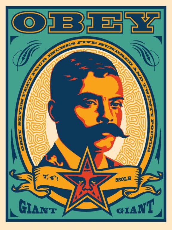 ZAPATA (TEAL) 2020 - Shepard Fairey 