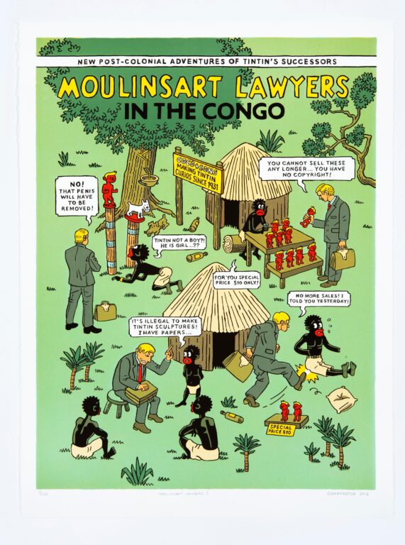 Moulinsart Lawyers in the Congo  I - Anton Kannemeyer 