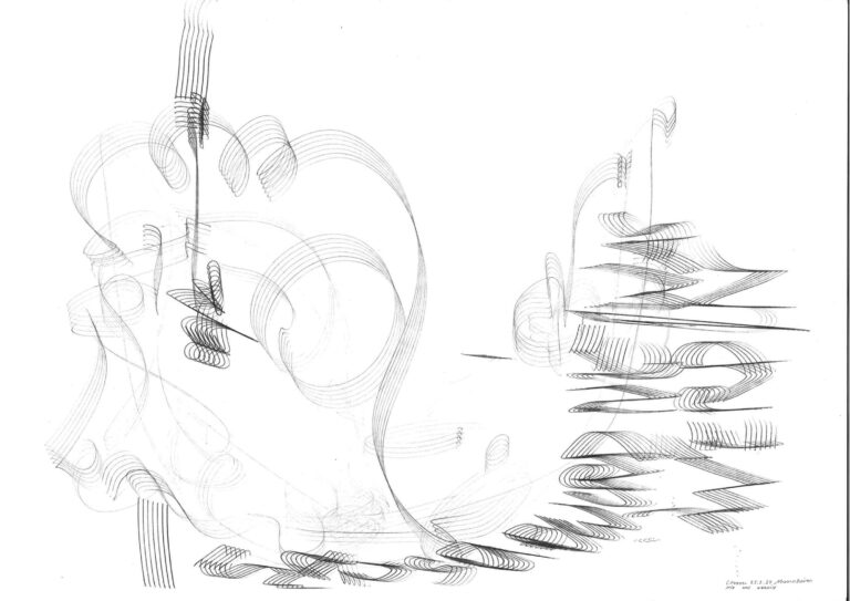 NIE WAS WERDIN,  sounddrawing 9 (NIE WAS WEDIM, IV Nr 1040) - Constantin Luser 