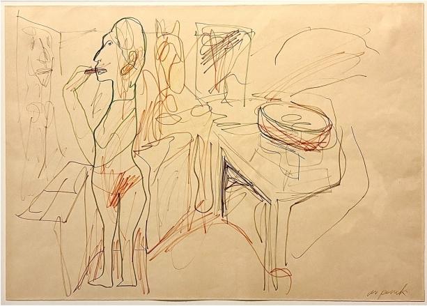 O.T. (Beim Schminken) - A.R. Penck 