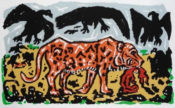 Verteilung der Beute - A.R. Penck 