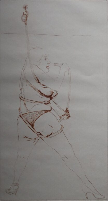 Der Strick – Striptease in Soho WVZ 269 - Alfred Hrdlicka 