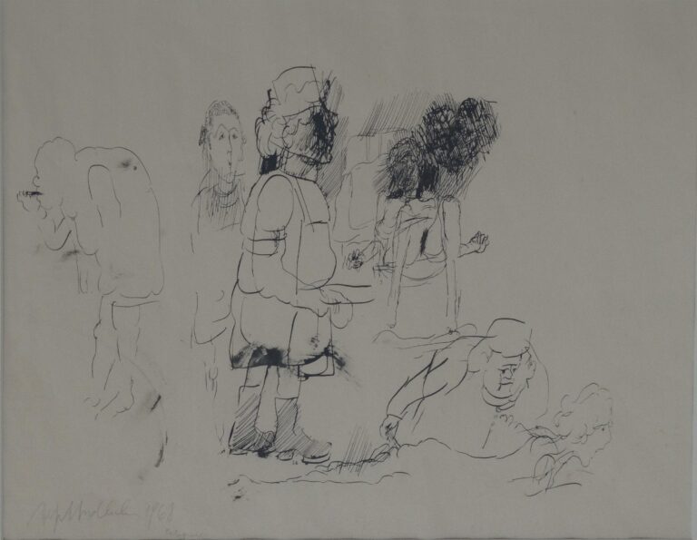 Studie zu Randolectil - Alfred Hrdlicka 
