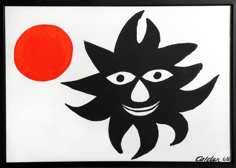 red sun - Alexander Calder 