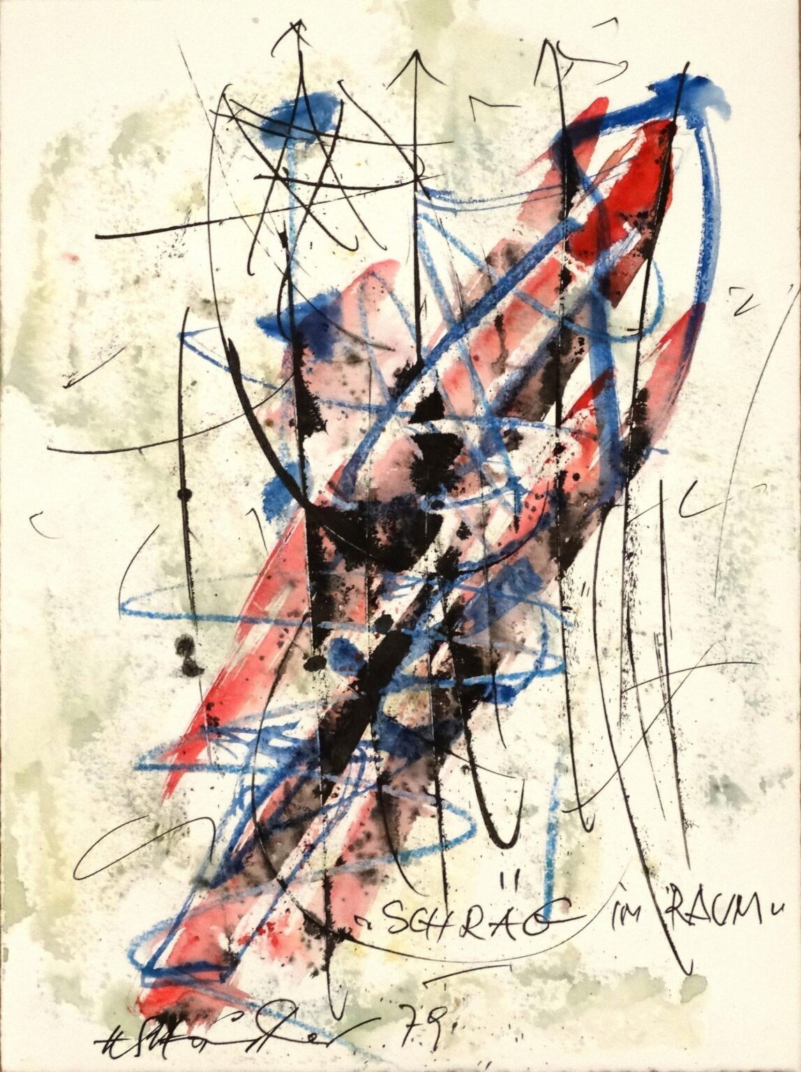 Schr&auml;g im Raum - Hans Staudacher 