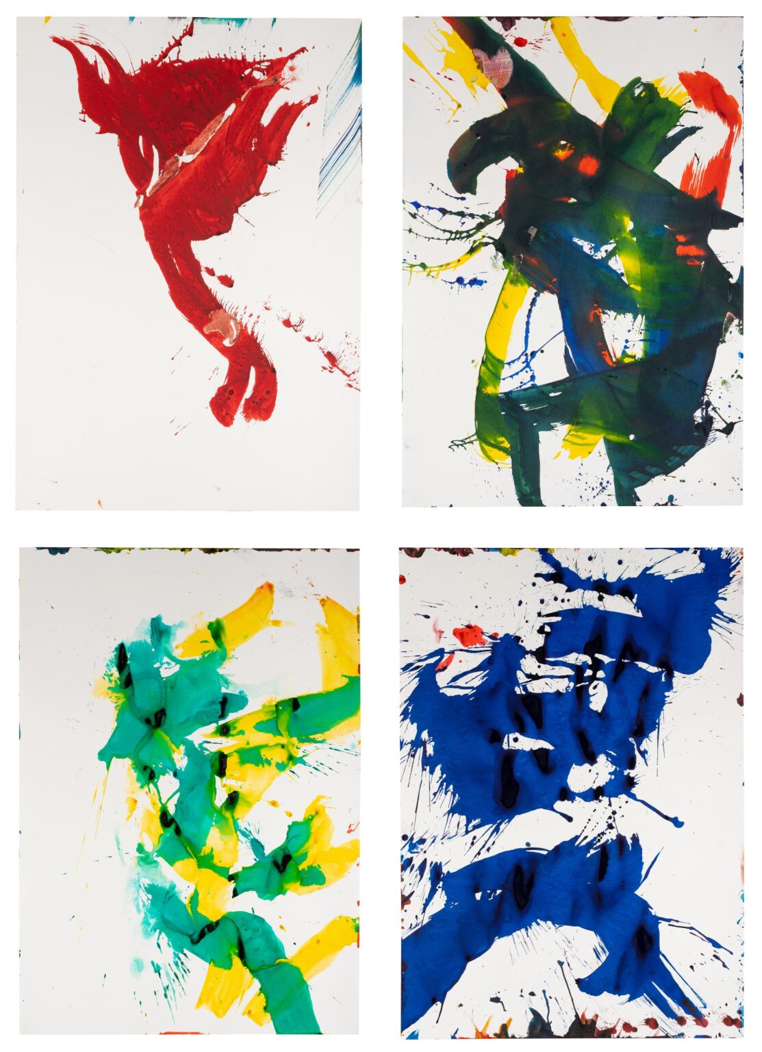 Tanzbl&auml;tter, Mappe #6-9 (4 Bl&auml;tter) - Franz Grabmayr 