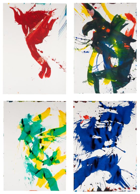 Tanzblätter, Mappe #6-9 (4 Blätter) - Franz Grabmayr 