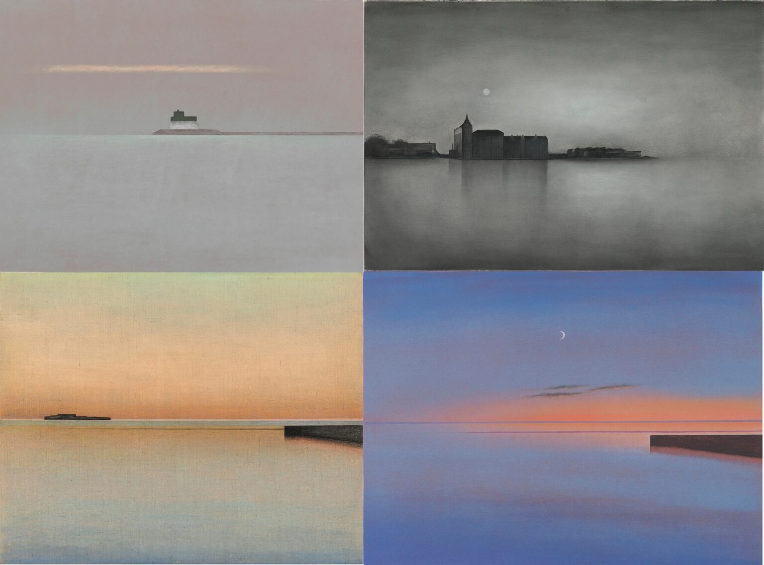 Venedig / Set von 4 Lithographien - Eduard Angeli 