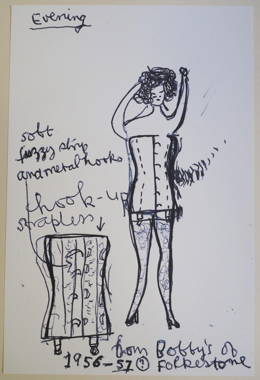 Girl Now meets Girl Then (2/III) - Rose Wylie 