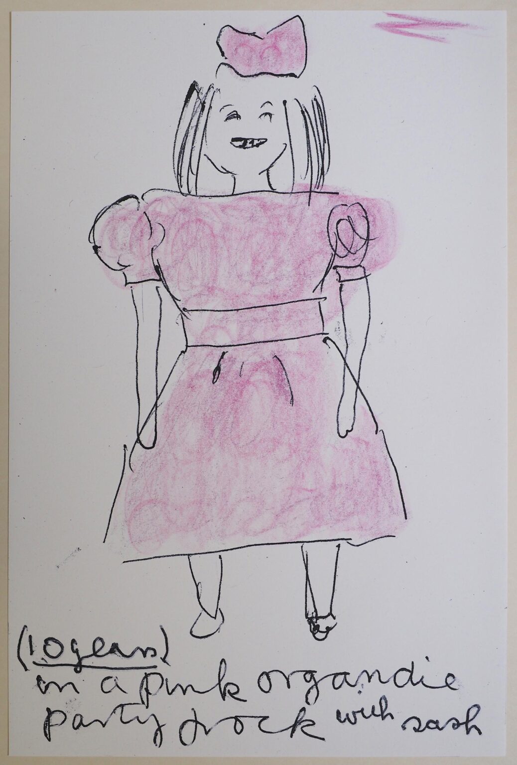 Girl Now meets Girl Then (14/III) - Rose Wylie 