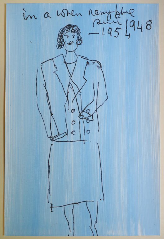 Girl Now meets Girl Then (3/III) - Rose Wylie 