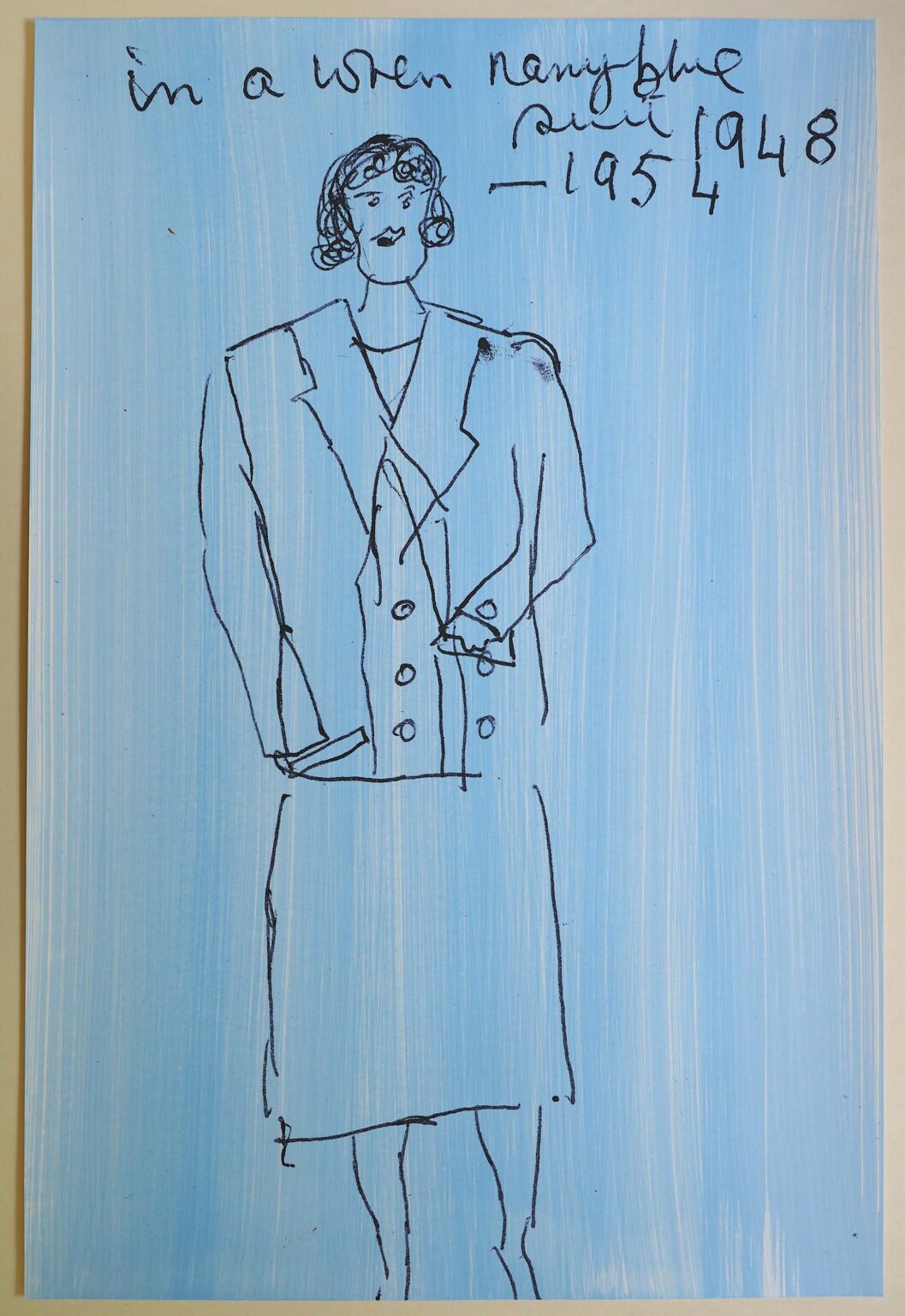 Girl Now meets Girl Then (3/III) - Rose Wylie 