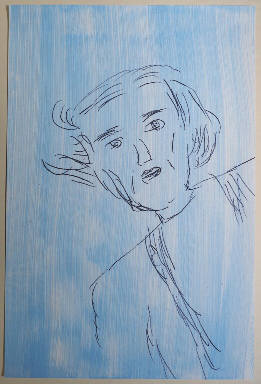 Girl Now meets Girl Then (13/III) - Rose Wylie 