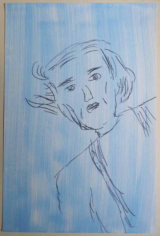 Girl Now meets Girl Then (13/III) - Rose Wylie 