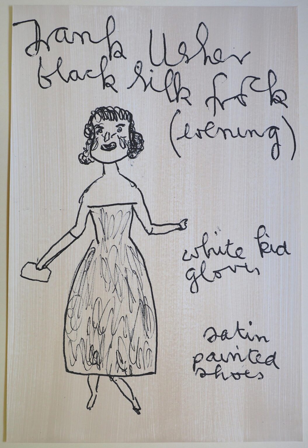 Girl Now meets Girl Then (1/III) - Rose Wylie 