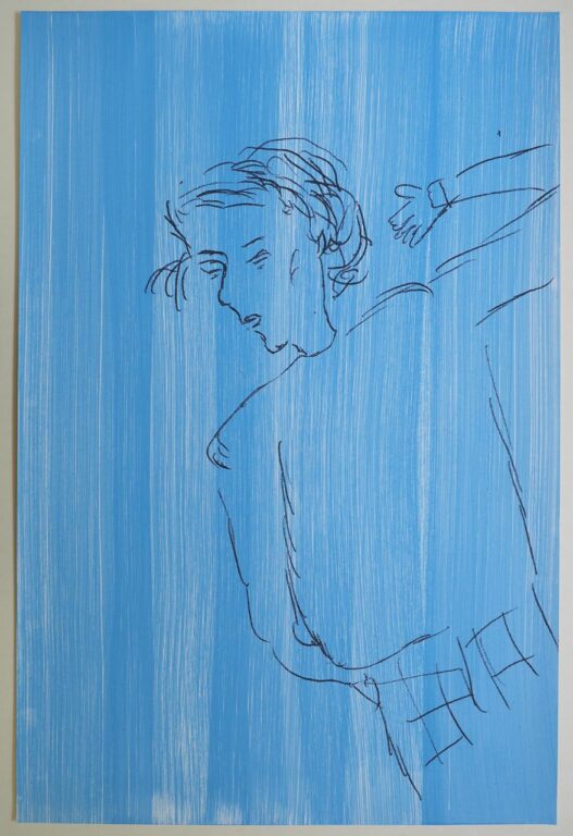 Girl Now meets Girl Then (4/III) - Rose Wylie 