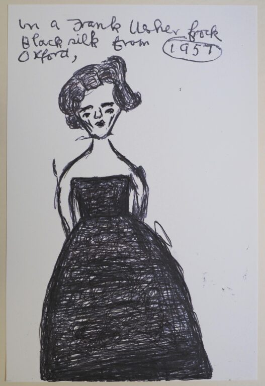 Girl Now meets Girl Then (10/III) - Rose Wylie 