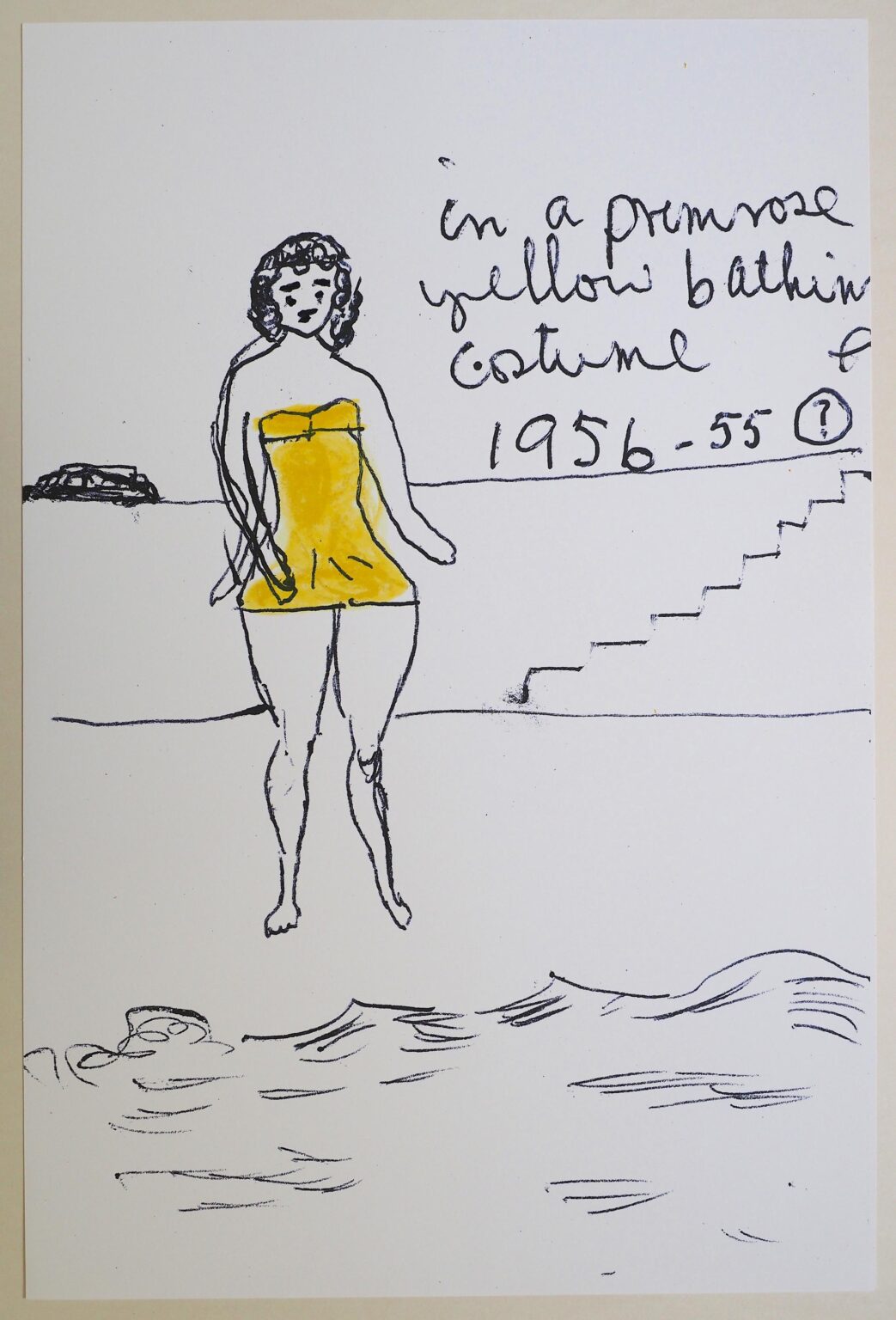 Girl Now meets Girl Then (8/III) - Rose Wylie 