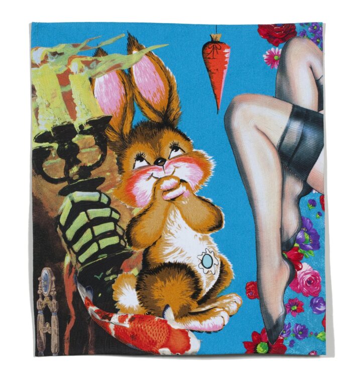 Untitled(rabbit and carrot) - Ai Kijima teamspring ImportFile size: high resolution (3149 x 2925 px)