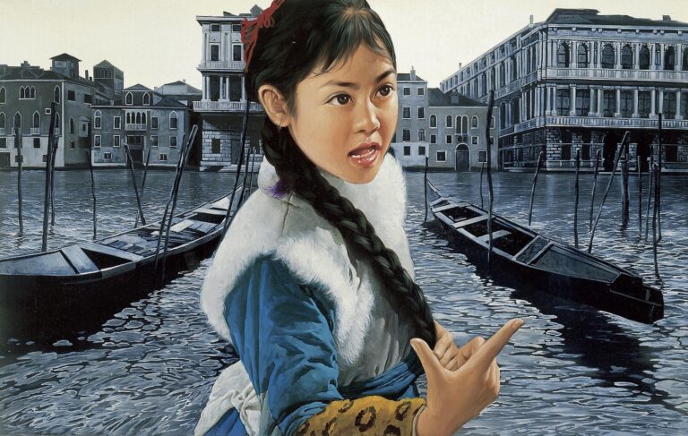 Mao/Venedig – Il Canal Grande - Erró 