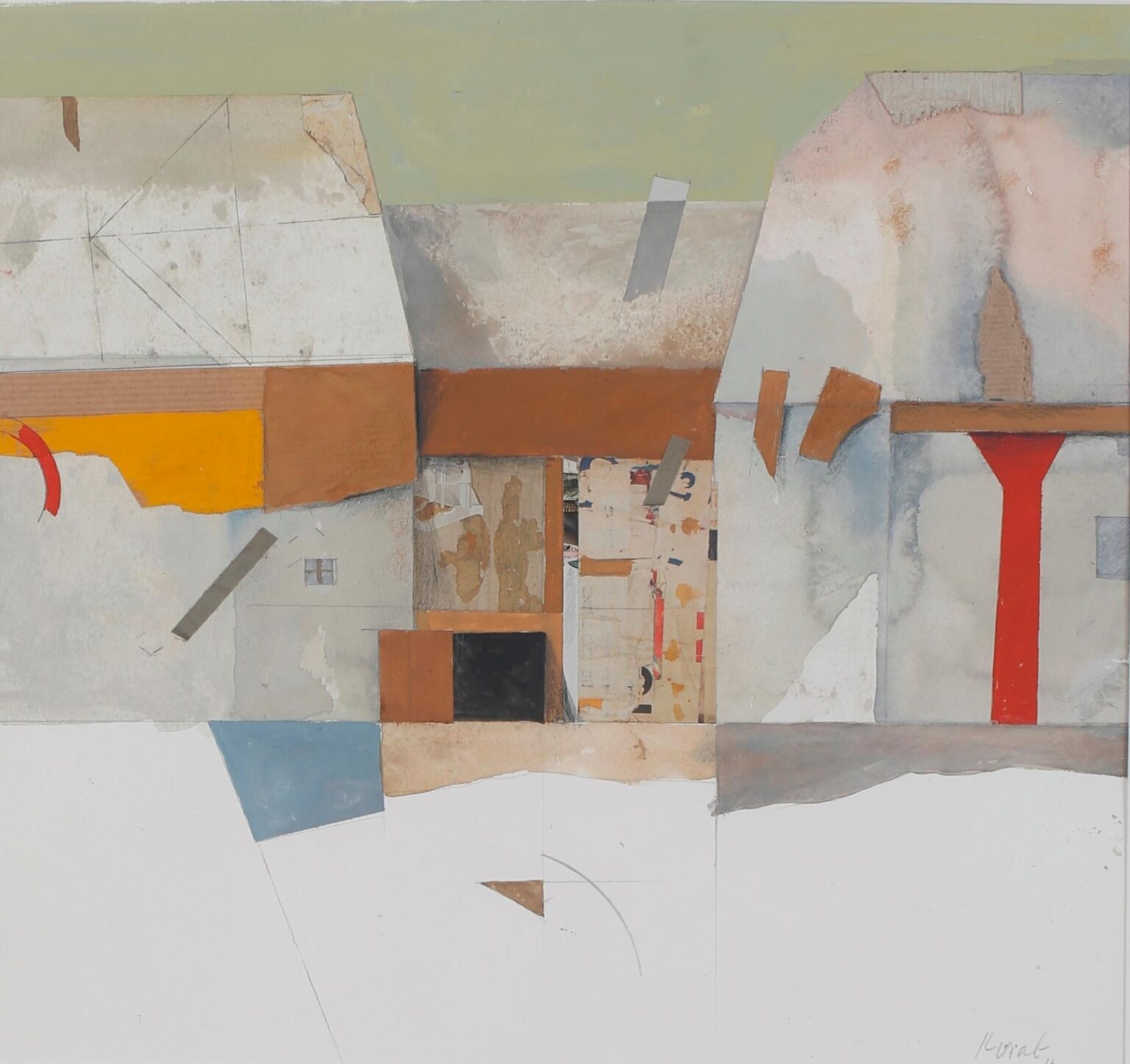 Die rote S&auml;ule - Karl Korab 