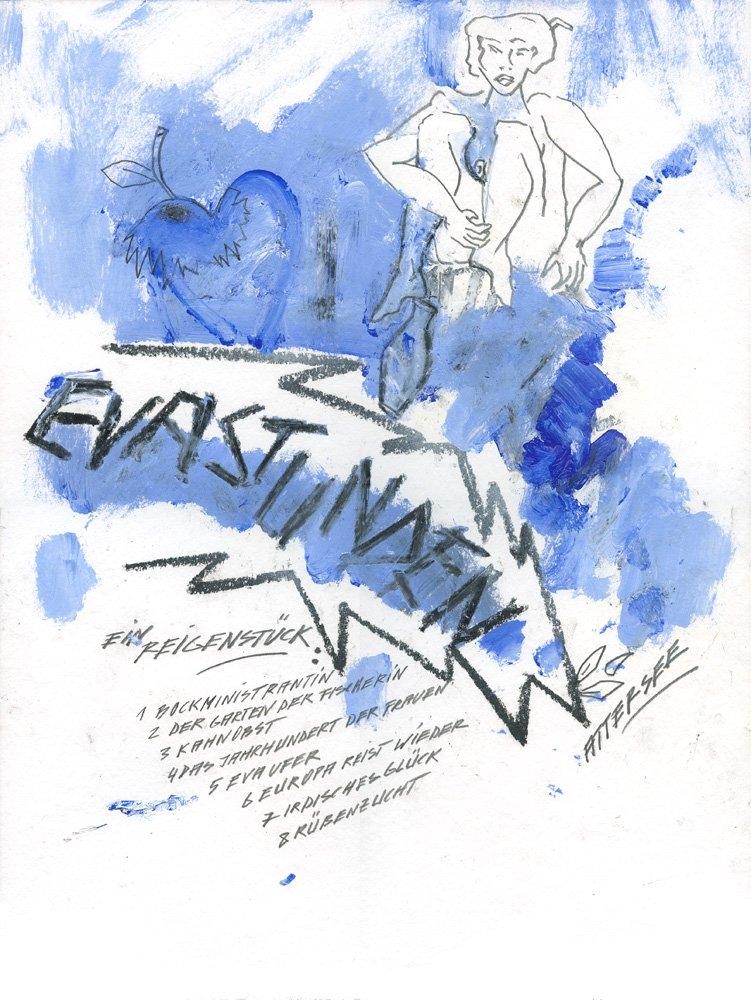 Evastunden 9-Teilige Grafikmappe - Christian Ludwig Attersee teamspring ImportFile size: medium (1000 x 751 px)