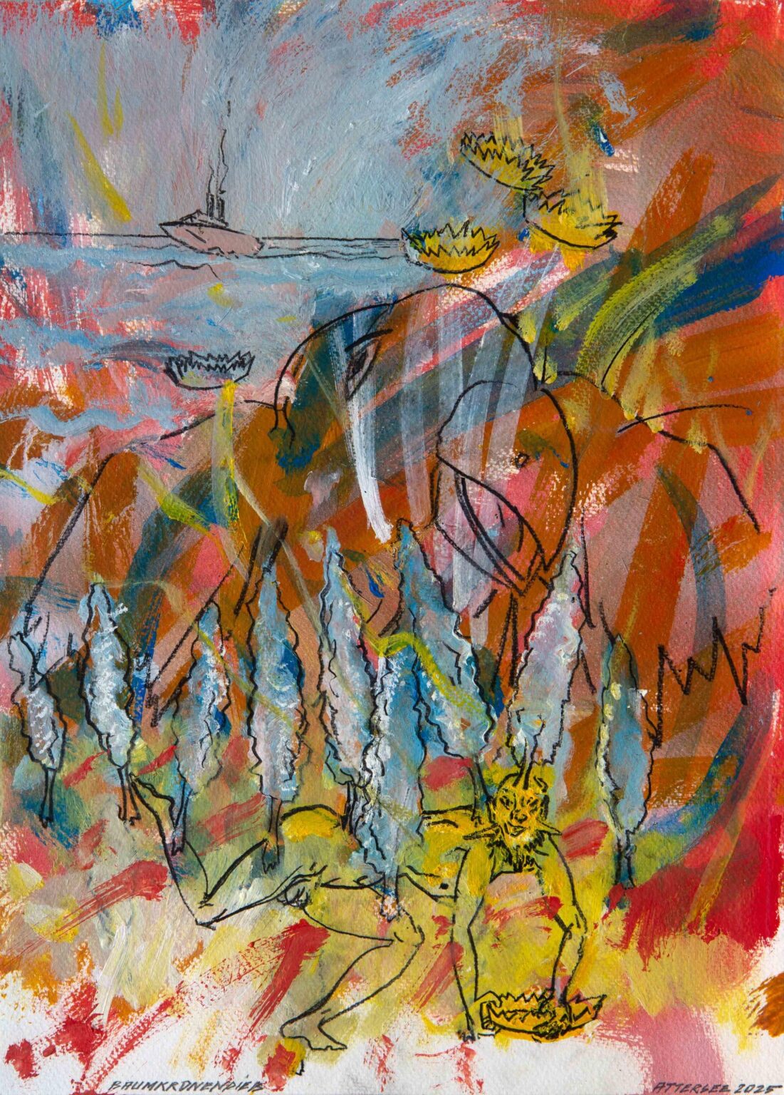 Baumkronendieb - Christian Ludwig Attersee 