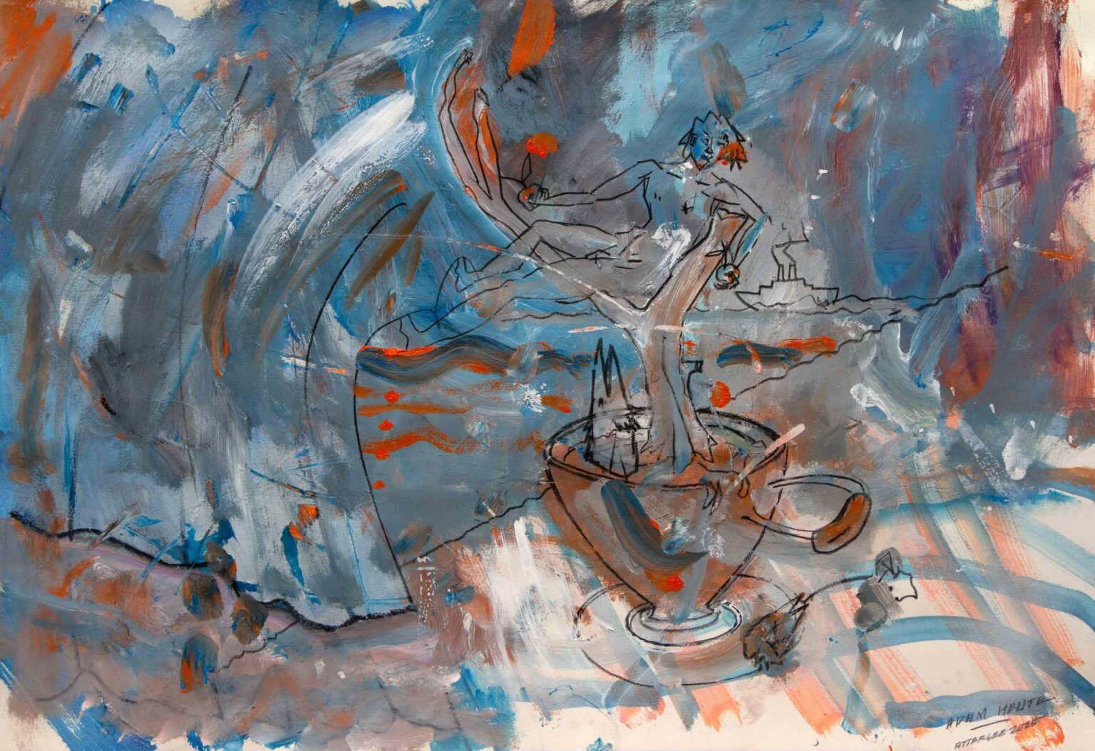 Adam heute - Christian Ludwig Attersee 