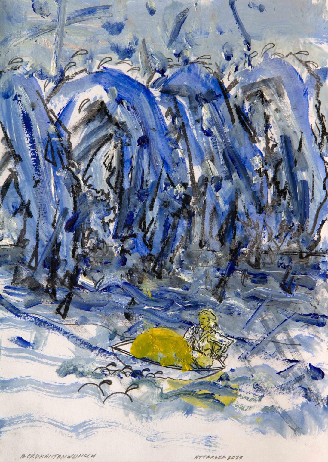 Bordkantenwunsch - Christian Ludwig Attersee 