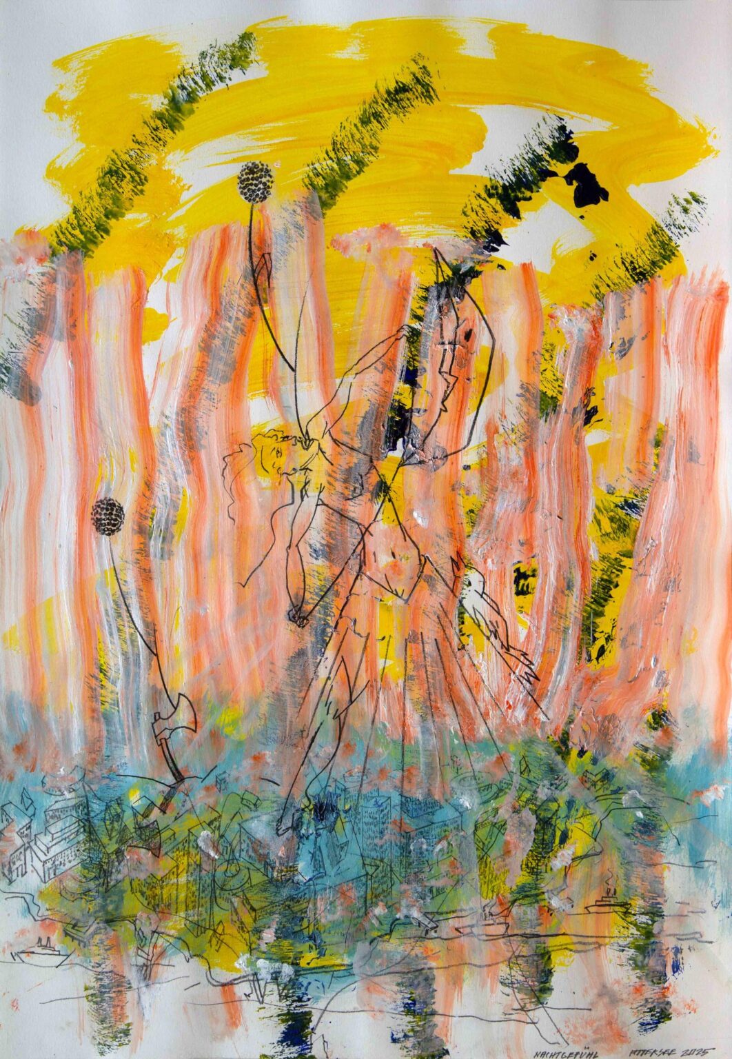 Nachtgef&uuml;hl - Christian Ludwig Attersee 