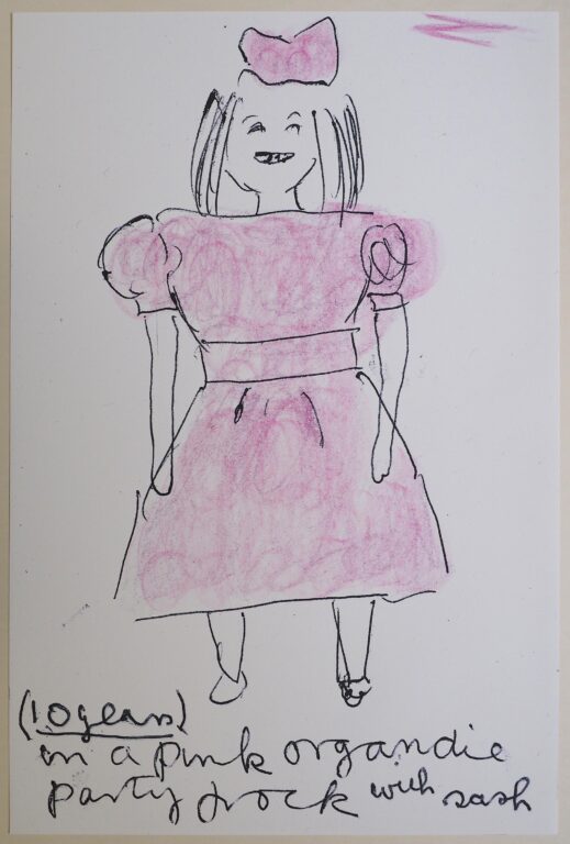 Girl Now meets Girl Then (14/III) - Rose Wylie 