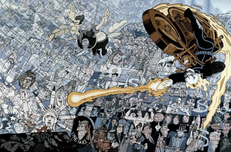 Layer by Layer - Erró, Rose Wylie, Sarah Shah, Simon Goritschnig 