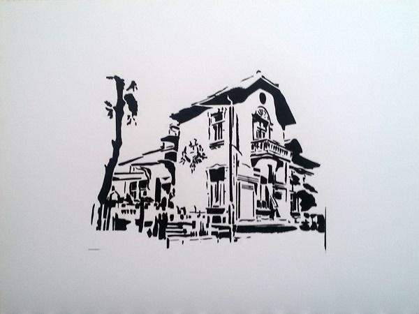 A House With A View, schw./wei&szlig; - Vasilena Gankovska 