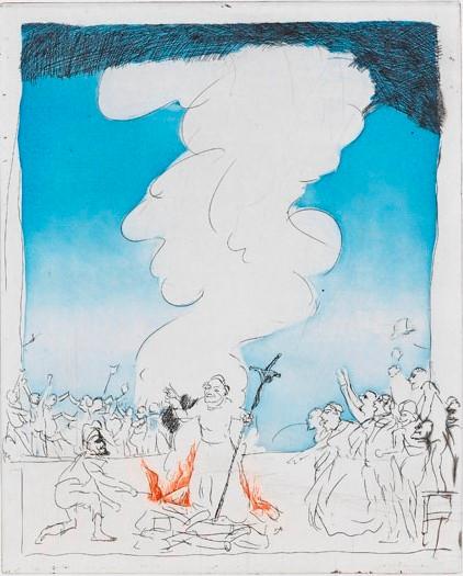 L&acute;ogre du Tibre, 6. April 1791 WVZ 1055 II - Alfred Hrdlicka 