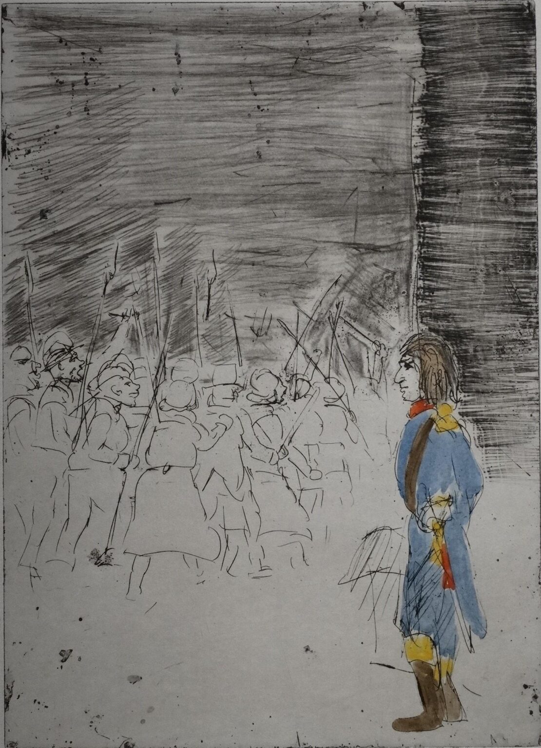Der junge Bonaparte WVZ 1062 II - Alfred Hrdlicka 