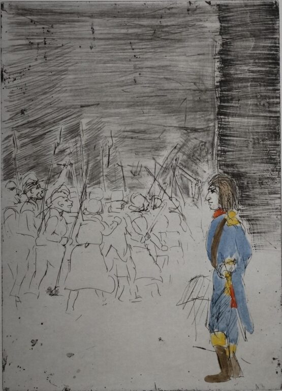 Der junge Bonaparte WVZ 1062 II - Alfred Hrdlicka 