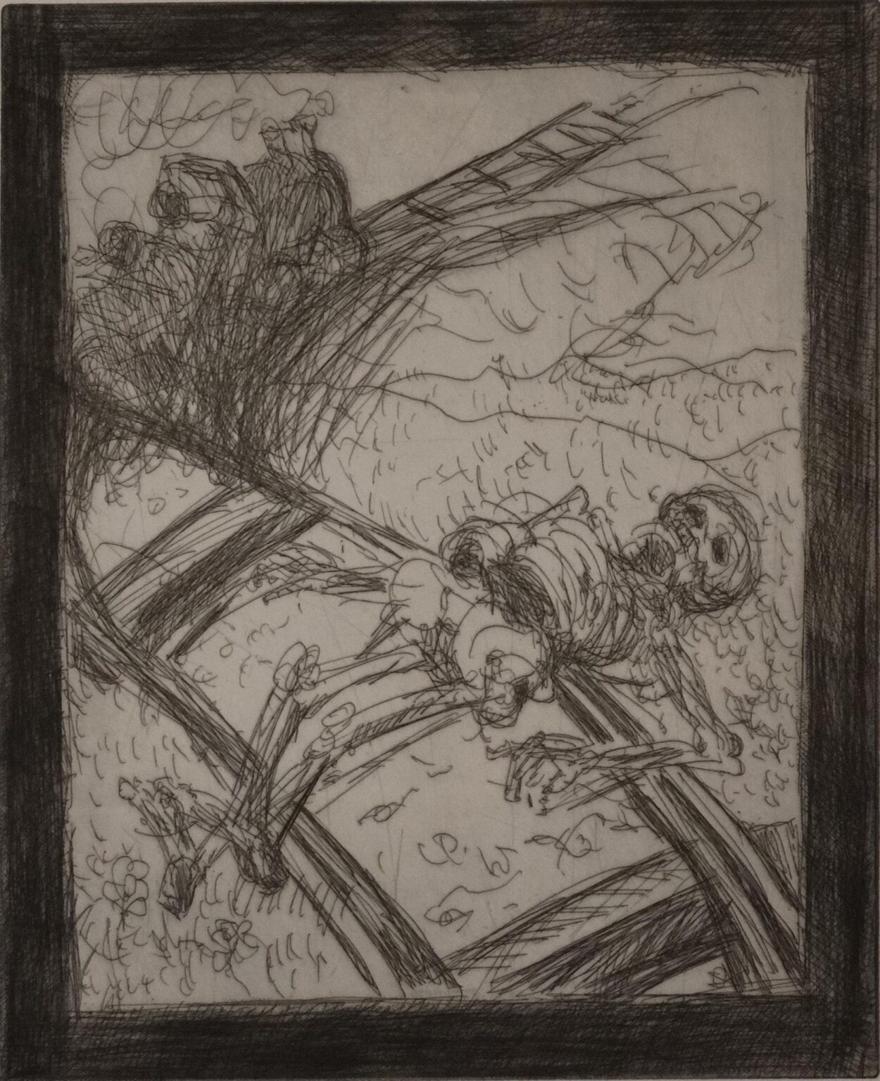 Der Tod (nach Max Klinger) - Alfred Hrdlicka 