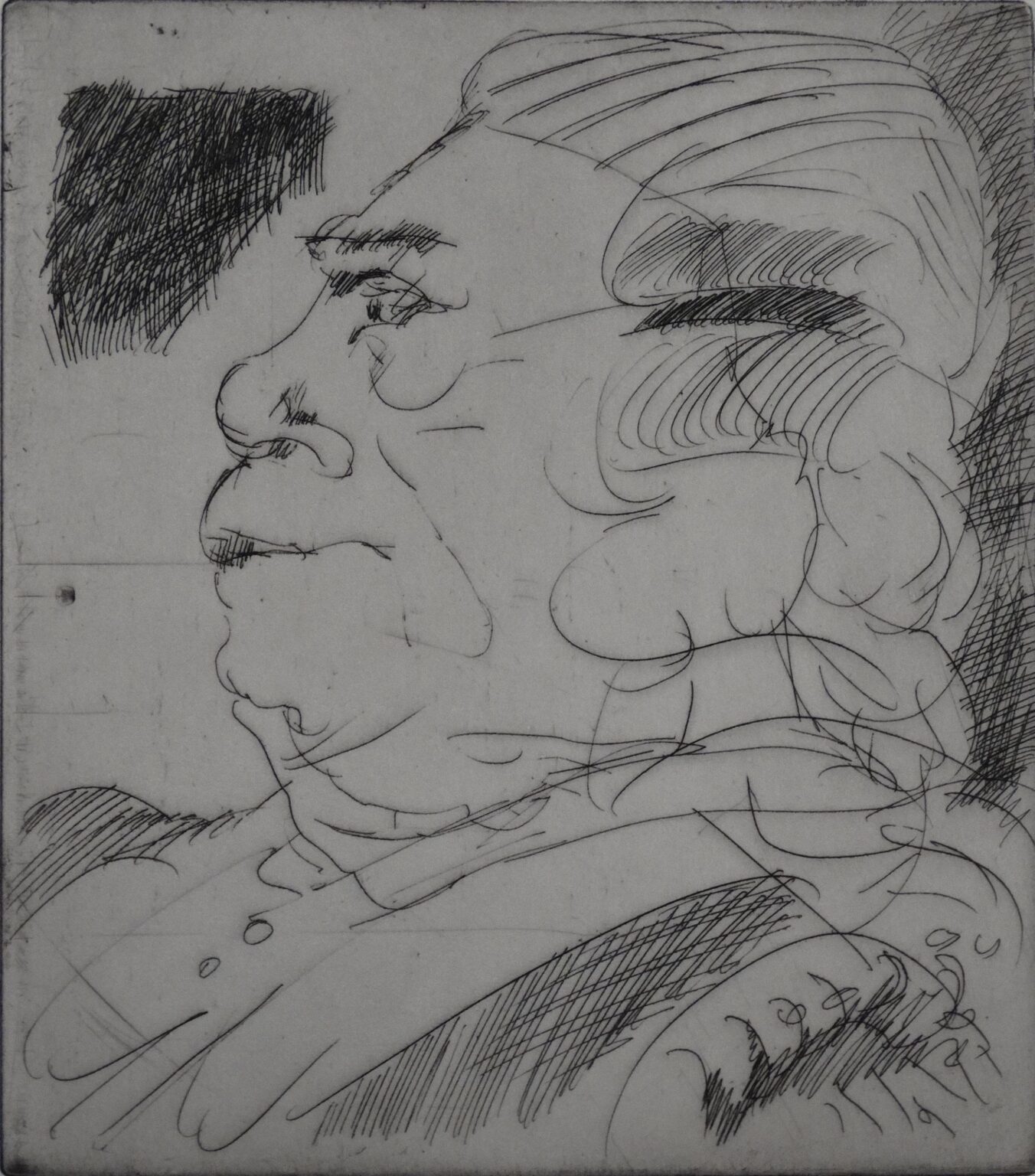Studie zu Danton WVZ 1066 - Alfred Hrdlicka 