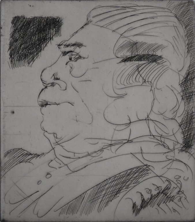 Studie zu Danton WVZ 1066 - Alfred Hrdlicka 