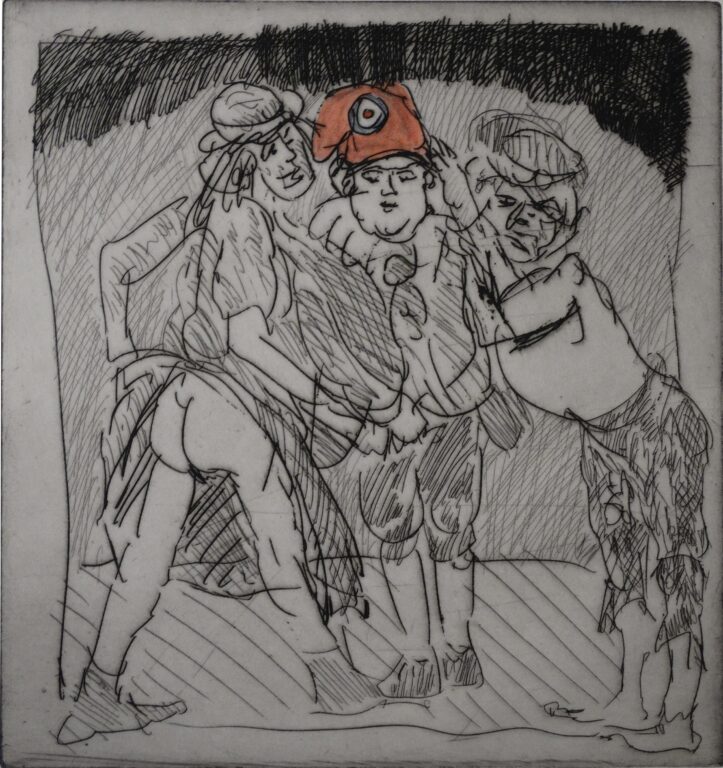 20. Juni 1792 in Tuilerien WVZ 1061 - Alfred Hrdlicka 