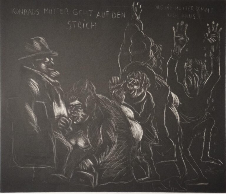 Hommage á Christa Wolf - Alfred Hrdlicka 