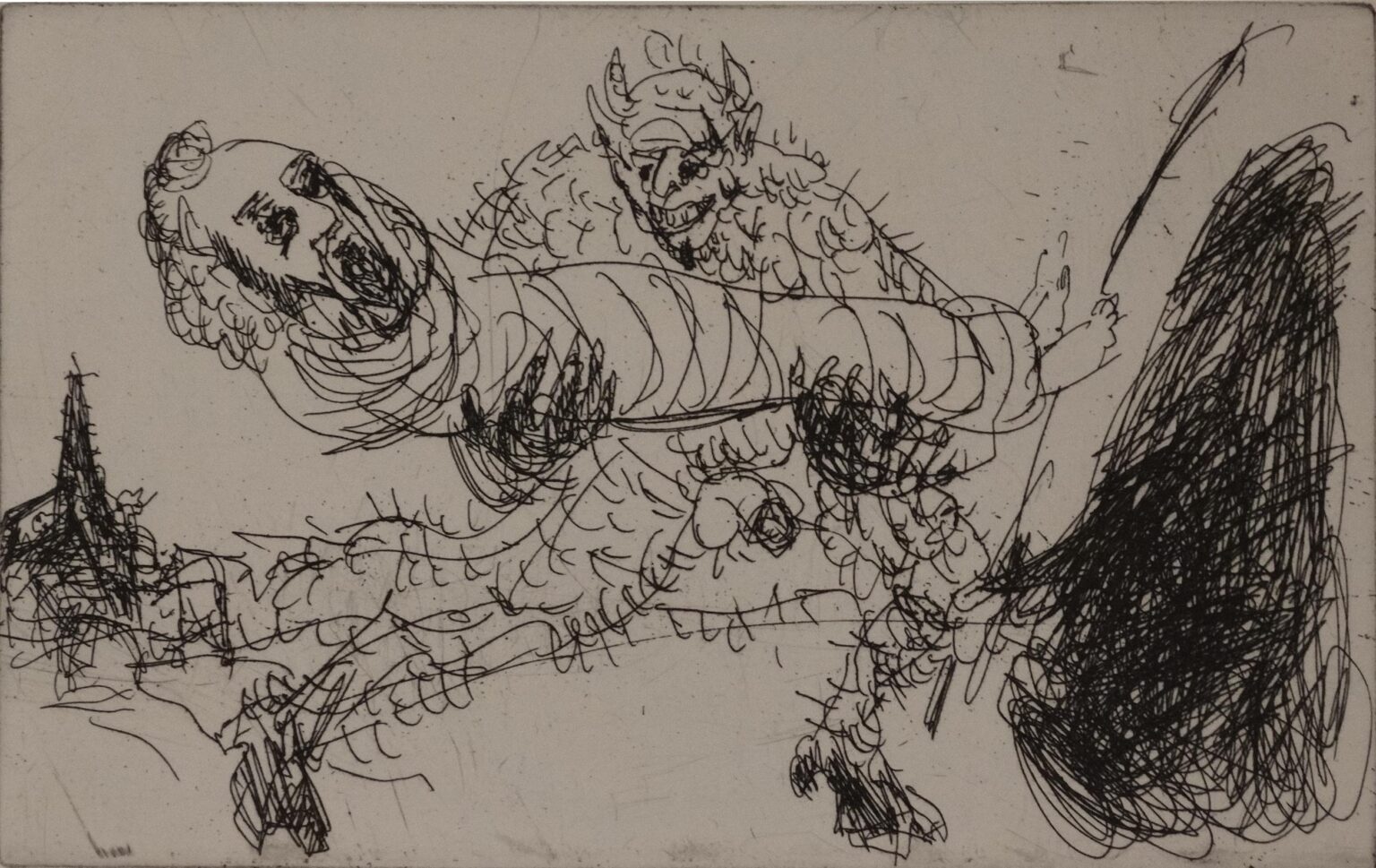 Metternichs Flucht - Alfred Hrdlicka 