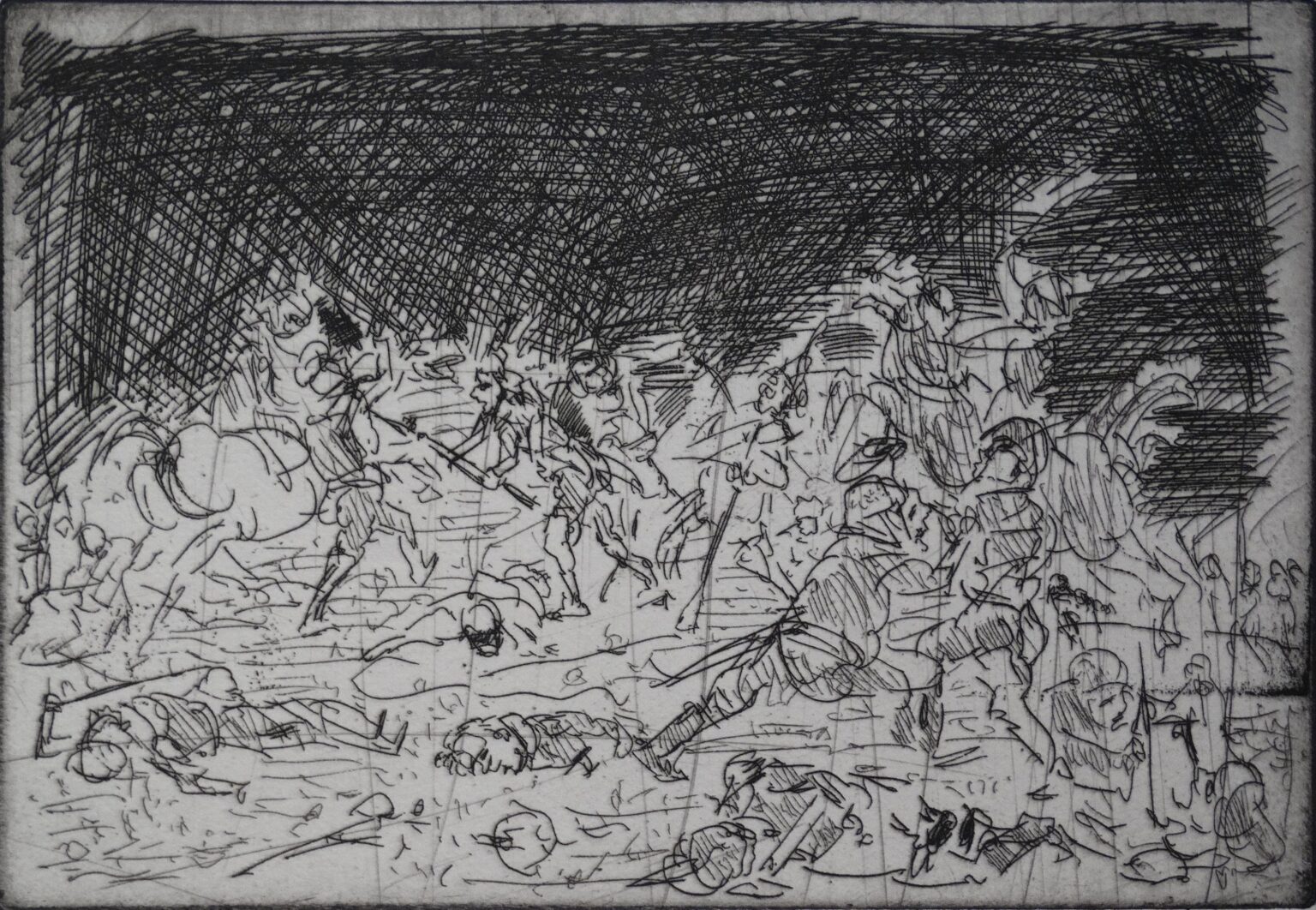 Die V&ouml;lkerschlacht bei Leibzig WVZ 1093 - Alfred Hrdlicka 