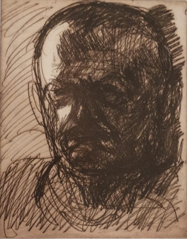 Selbstportrait WVZ 1125 - Alfred Hrdlicka 